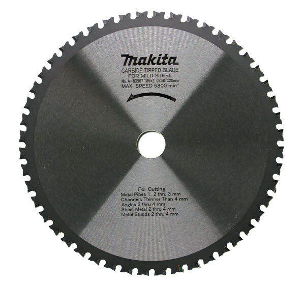 Circular Saw Blade, Specialized T.C.T. 185 x 20 mm, 48 T, Metal | A-83967