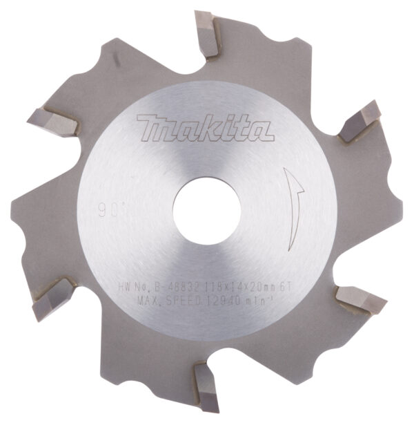 Grooving saw blade, Specialized T.C.T, 118 x 20 mm, 6 T | B-48832