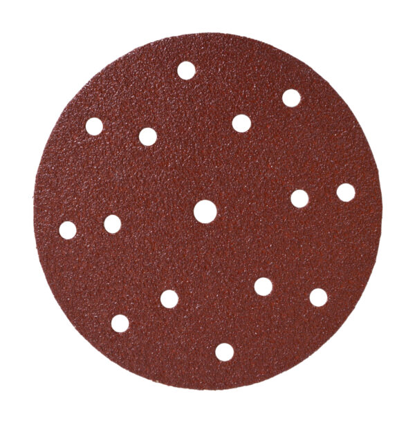 Abrasive Disc 150 mm, 40G, Velcro, Wood / Metal, 15 Holes, 10 pcs | B-51415