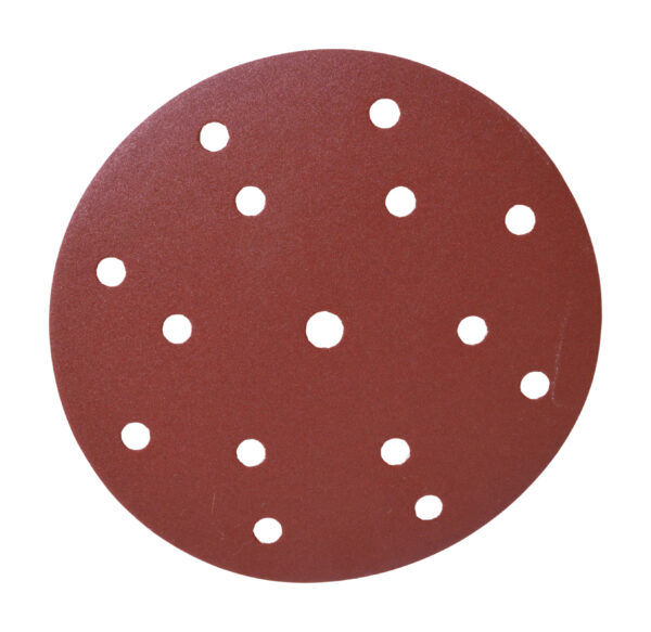 Abrasive Disc 150 mm, 240G, Velcro, Paint / Varnish, 15 Holes, 10 pcs | B-51471