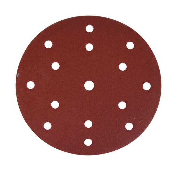 Abrasive Disc 150 mm, 400G, Velcro, Wood / Metal, 15 Holes, 10 pcs | B-51493