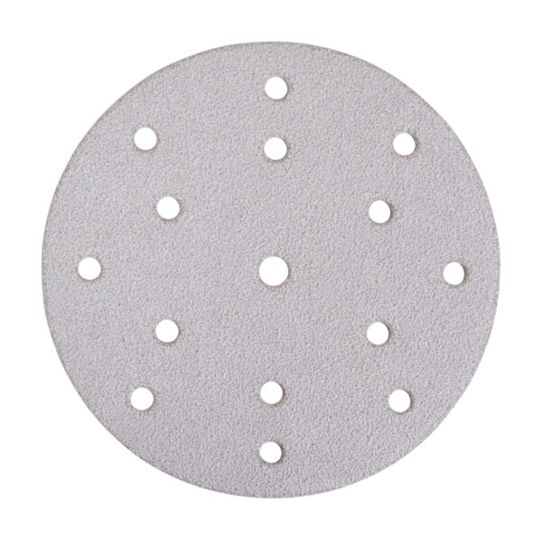 Abrasive Disc 150 mm, 60G, Velcro, Paint / Varnish, 15 Holes, 10 pcs | B-51518