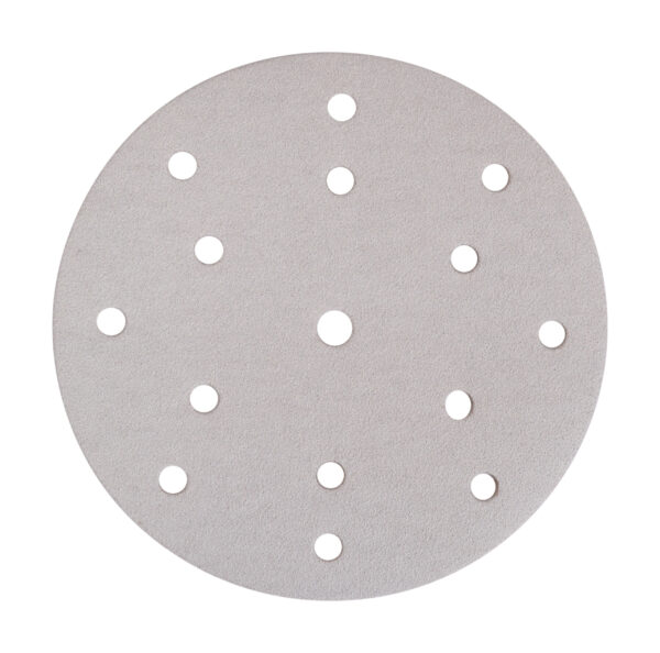 Abrasive Disc 150 mm, 120G, Velcro, Paint / Varnish, 15 Holes, 10 pcs | B-51546