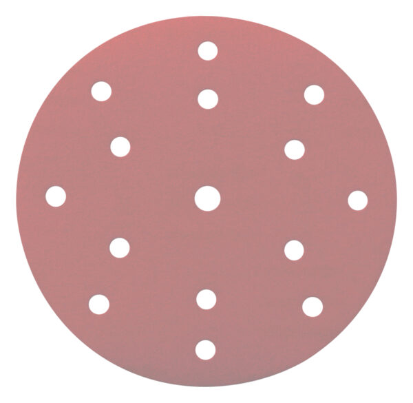 Abrasive Disc 150 mm, 180G, Velcro, Paint / Varnish, 15 Holes, 10 pcs | B-51552