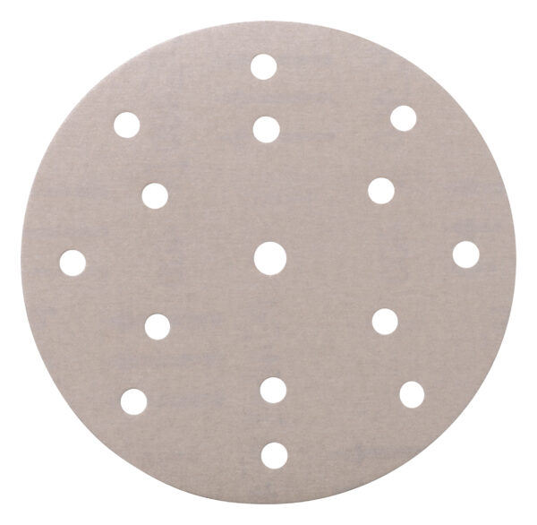 Abrasive Disc 150 mm, 400G, Velcro, Paint / Varnish, 15 Holes, 10 pcs | B-51580