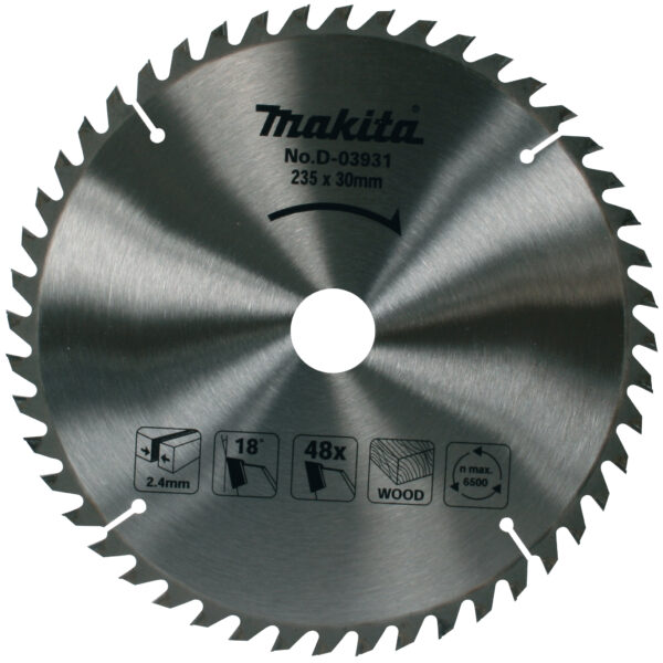 Circular saw blade, Standard T.C.T, 235 x 30 mm, 48 T | D-03931