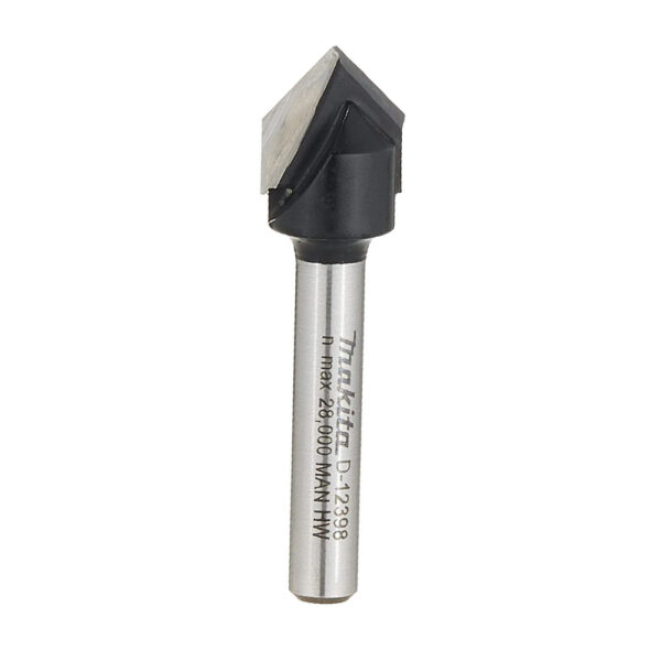 V Grooving Router Bit, 12,7 x 12,7 x 6 mm | D-12398