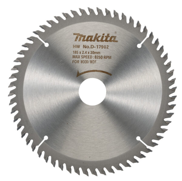 Circular Saw Blade, Specialized T.C.T 185 x 30 mm, 60 T, MDF / Laminate | D-17902