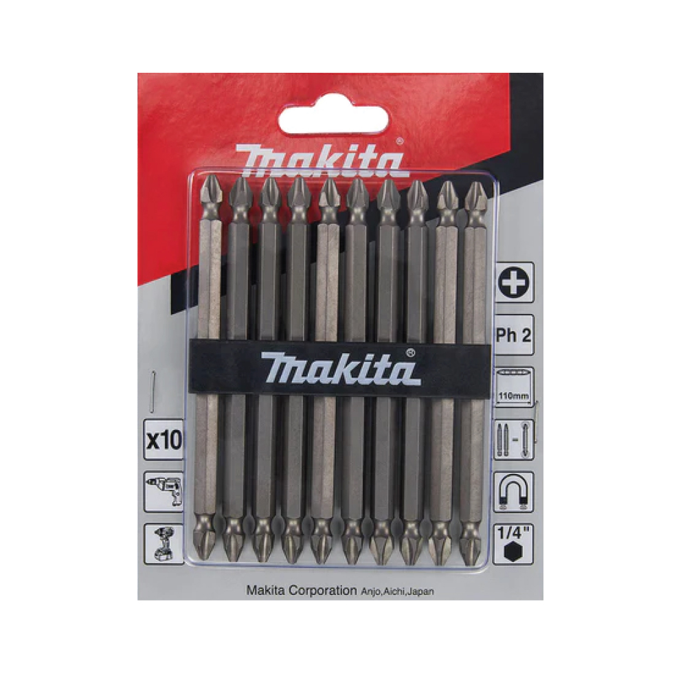 Double-Ended Phillips Screwdriver Bits PH2 | D-33679