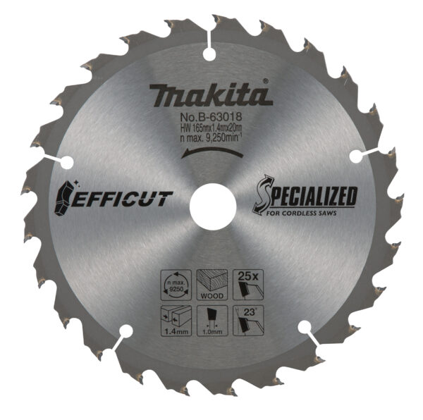 Circular Saw Blade, Efficut T.C.T, 260 x 25 mm, 24T, ATAFR | E-07733