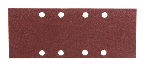 Abrasive Paper 93 x 230 mm, 100G, Pre-Punched, 8 Holes, Wood / Metal, 10 pcs | P-31865