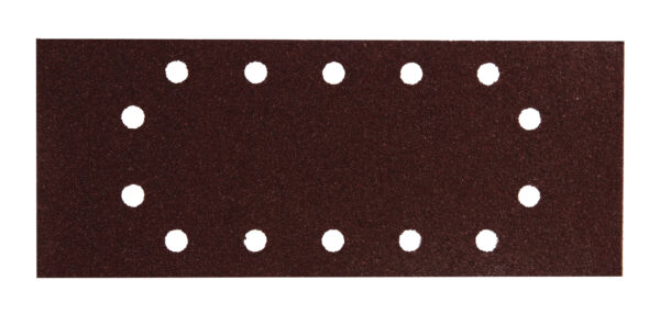 Abrasive Paper 115 x 280 mm, 40G, Velcro, 14 Holes, 10 pcs | P-33009