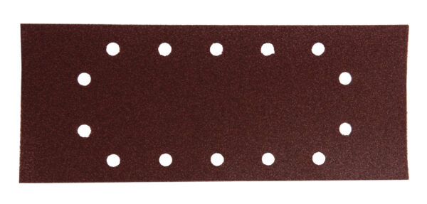 Abrasive Paper 115 x 280 mm, 100G, Velcro, 14 Holes, 10 pcs | P-33037